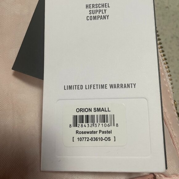 Rosewater Pastel Herschel Backpack - NWT - Picture 5 of 5